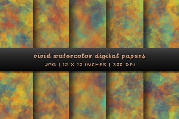 Breathe Life into Your Projects with Vivid Watercolor Backgrounds