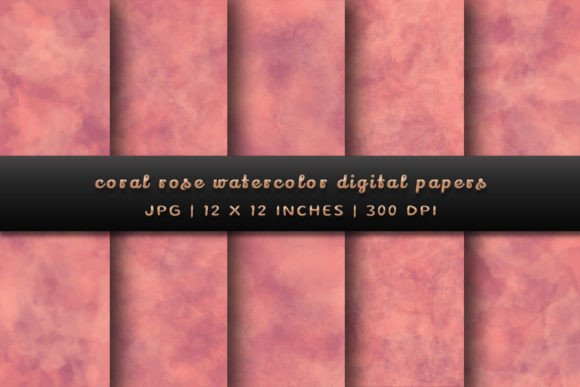 Coral Rose Watercolor Backgrounds: A Designer's Guide