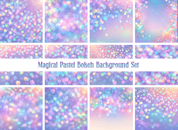 Elevate Designs with Magical Pastel Bokeh Backgrounds