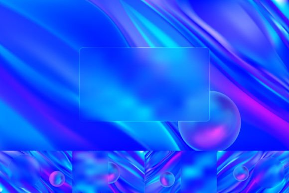 Elevate Your Design Projects with Iridescent Vector Backgrounds