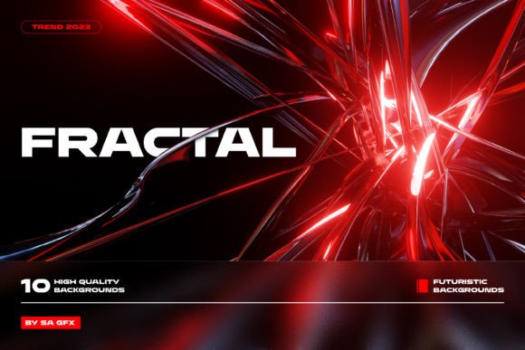 Elevate Your Designs with Abstract Fractal Backgrounds
