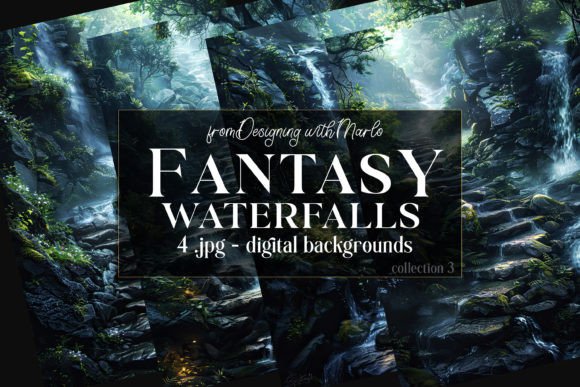 Fantasy Waterfalls Backgrounds C3: A Guide for Creators