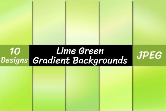 Lime Green Gradient Backgrounds: A Fresh Design Asset