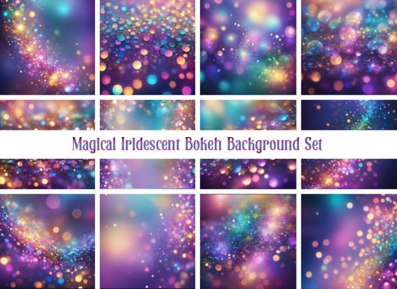 Magical Iridescent Bokeh Backgrounds: Elevate Your Designs